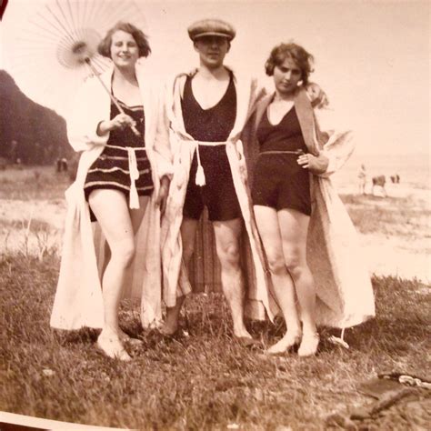 auf rügen ca 1928 bademode mode freizeit