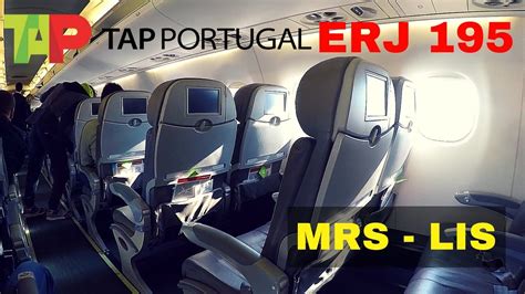 Tap Embraer 195 Marseille Lisbon Youtube