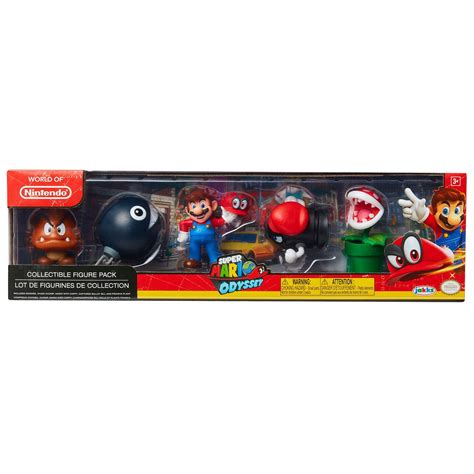 Super Mario Odyssey World Of Nintendo Action Figure 5 Pack Only At
