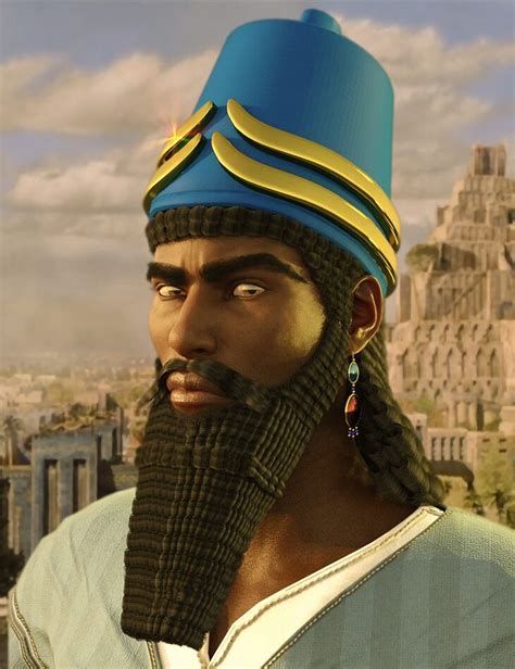 Assyrian Headdress For Genesis 8 Males Render State