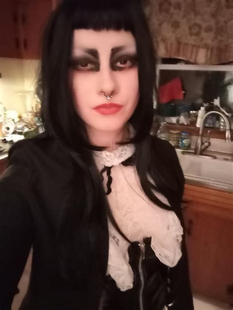 my halloween costume is inspired by buck tick and malice mizer i m so happy w how the makeup