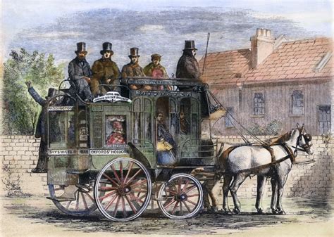 London Omnibus 1860 Nde Tivolis Patent Omnibus At London England
