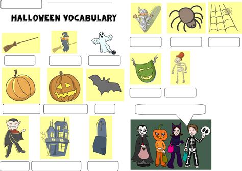 Vocabulaire Des Enfants Halloween En Anglais English Singing - anglais CE1 | Le BLOG de Monsieur Mathieu