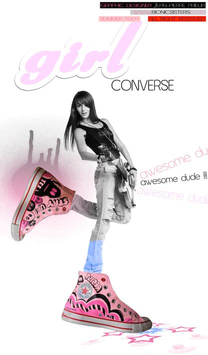 Girl Converse Design Photoshop Cool Backgrounds On Behance