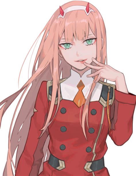 Anime Girl Zero Two Png Photos Png Mart