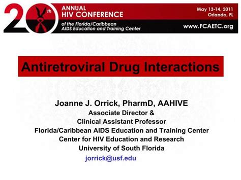 Ppt Antiretroviral Drug Interactions Powerpoint Presentation Free