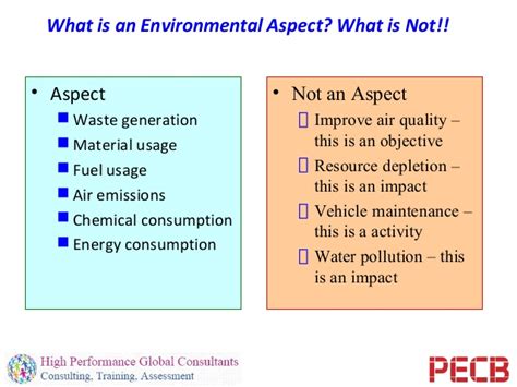Environmental aspects and impacts bishnu prasad koirala. PECB Webinar: Identification of Environmental Aspects and ...