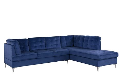 Tufted Velvet 1011 Inch Sectional Sofa Classic Living Room L Shape