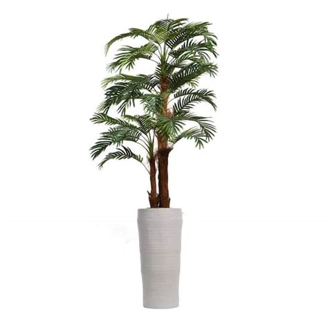Vintage Home 87 In Tall Palm Tree Artificial Decorative Faux With