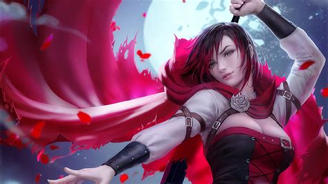 3840x2160 Resolution Ruby Rose Rwby 4k Wallpaper Wallpapers Den