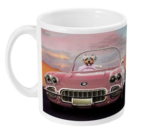 The Pink Road Tripper Personalised Pet Mug Fable And Fang