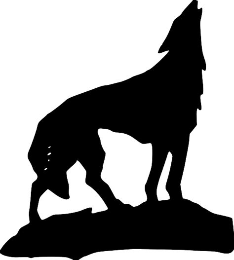 Free Vector Graphic Wolf Silhouette Black Mammal Free Image On