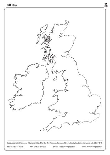 Look at the map of england, and you'll see that the only parts not surrounded by. Label the UK and outline Maps | Outline, Map, Labels