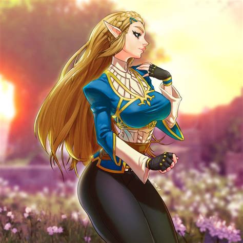 Zelda Botw By Louten Princess Zelda Zelda Art Cute Anime Character