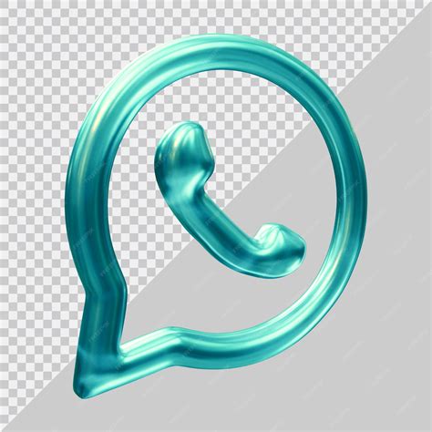 Premium Psd 3d Rendering Of Whatsapp Icon Social Media Concept