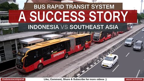 Bus Rapid Transit System In Indonesia And Southeast Asia 2019 A
