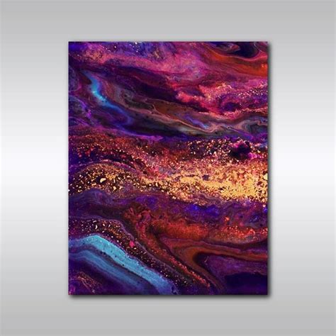 Wall Art Jewel Toned Purple Art Print For Home Office Or Wall Decor
