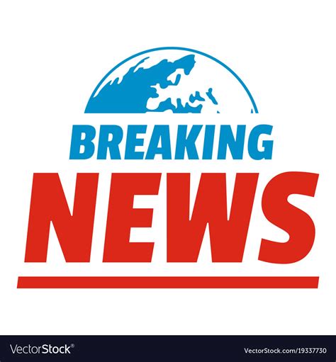 Ready to be used in web design, mobile apps and presentations. Announcement of breaking news icon flat style Vector Image