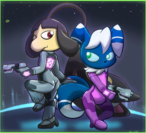 mawile and meowstic dressed in zero suits zero suit know your meme