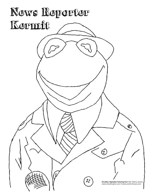 83 Kermit The Frog Coloring Sheet Inactive Zone
