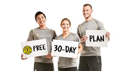 Free 30 Day Plan Golds Gym Free Pass