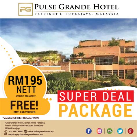 Pulse grande hotel putrajaya, putrajaya, wilayah persekutuan, malaysia. Super Deal Package | Pulse Grande Hotel