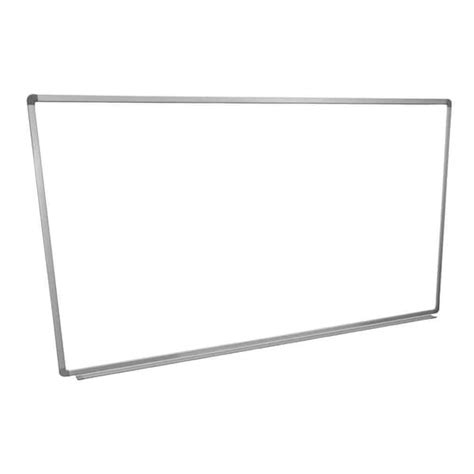 Luxor Whiteboard 72 In X 40 In Wall Mounted Magnetic Whiteboard