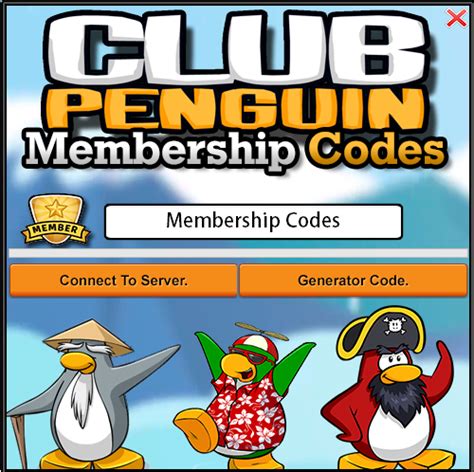 With this free club penguin membership generator form unlimitedhacks.com you will never run out of membership again! Free Club Penguin Membership Generator 2013