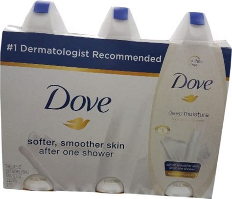 Dove Deep Moisture Body Wash 3 24 Oz Net Wt 72 Oz 1 Food 4 Less