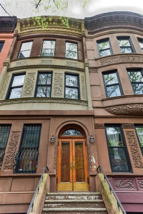 Harlem Brownstones New York City Stock Image Image Of Estate