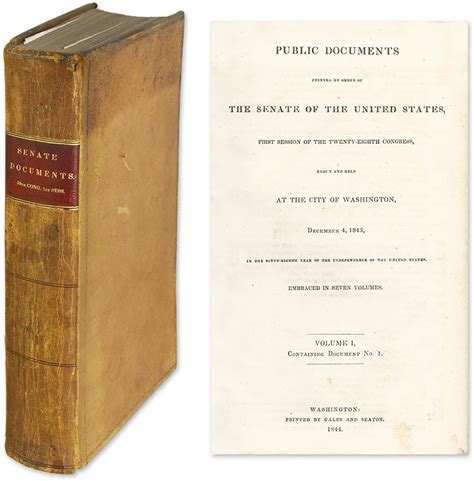 Public Documents Printed By Order Of The Senate First Session 1843