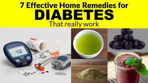7 Effective Home Remedies For Diabetes That Really Work Type 2