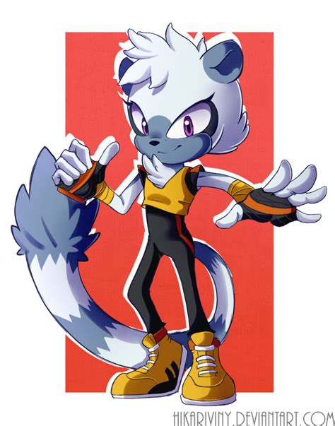 Tangled The Lemur By Hikariviny On Deviantart Sonic Art Sonic Fan Art Kaiju Art