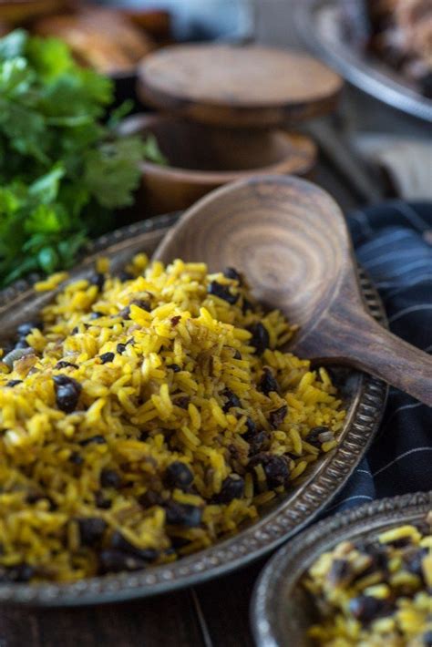 Plus 5 mins plus soaking time. Yellow Rice and Beans- a quick and simple side dish ...