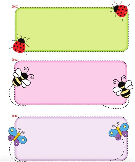 10 Pdf School Printable Stationery Name Labels Notebooks Lunch Notes