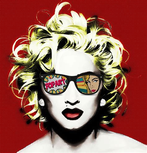 Madonna Pop Art Design 80s Pop Music Like A Virgin Con Imágenes