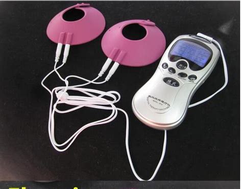 tens bdsm gear electric shock breast therapy cups stimulator teaser electroshock bondage erotic