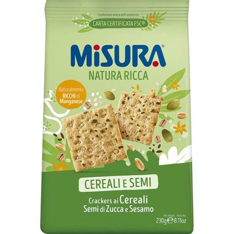 Natura Ricca Crackers De Cereales Con Semilla De Calabaza Y S Samo