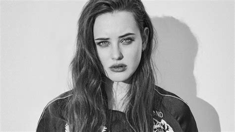 download black and white actress celebrity katherine langford hd wallpaper
