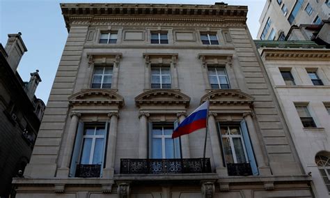 russian consulate in nyc asks state dept to ensure security after someone stained facade with