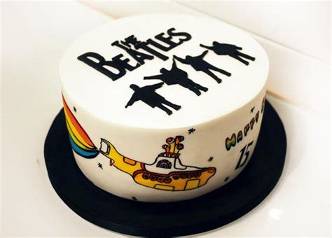 The Beatles Cake Beatles Birthday Cake Music Cakes Beatles Cake