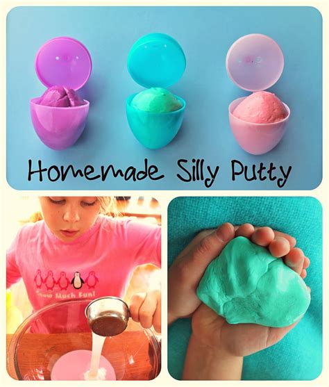 Twig And Toadstool Homemade Silly Putty Eggs