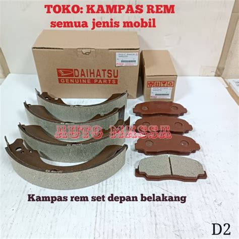 Kampas Rem Set Taft Gt Ferosa Hiline Komplit Depan Belakang Taft Gt