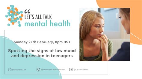 Spotting The Signs Of Low Mood And Depression In Teenagers