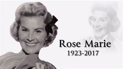 actress rose marie whose career spanned nine decades dies at 94 abc11 raleigh durham