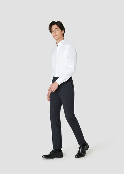 Skinny Shower Clean Pants Navy Suit Select Thailand