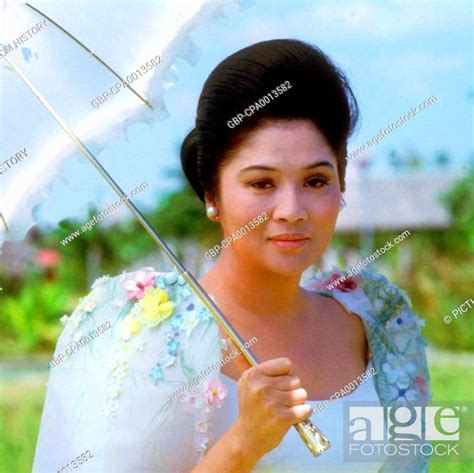 Philippines The Young Imelda Marcos Later First Lady Of The