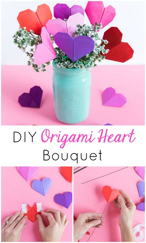 Paper Heart Flower Craft With Template Easy Peasy And Fun Scribd Is