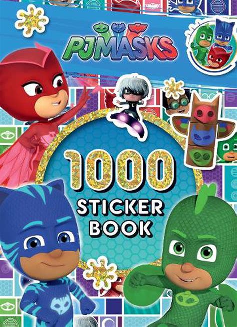 Pj Masks 1000 Sticker Book Paperback Book Free Shipping Ebay