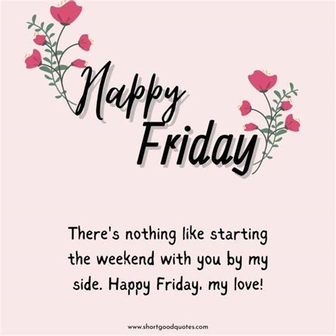 100 Happy Friday Wishes Messages Quotes And Greetings Shortgoodquotes